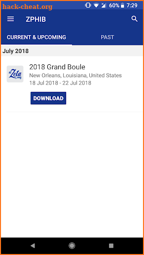 The Zeta Way Grand Boulé 2018 screenshot