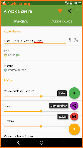 The Zueira's Voice screenshot