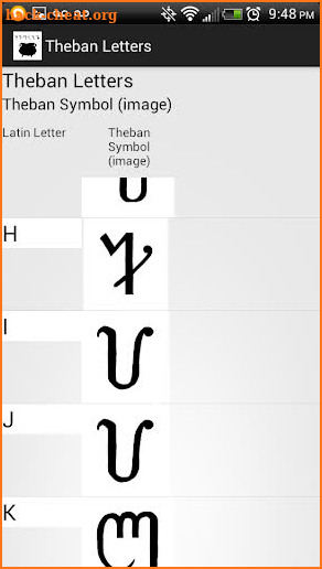 Theban Letters screenshot