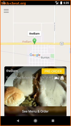 TheBarn Ordering screenshot