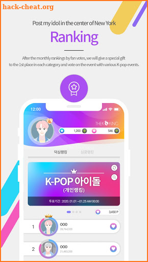 THEKKING - kpop idol, fandom, kdrama,  vote screenshot