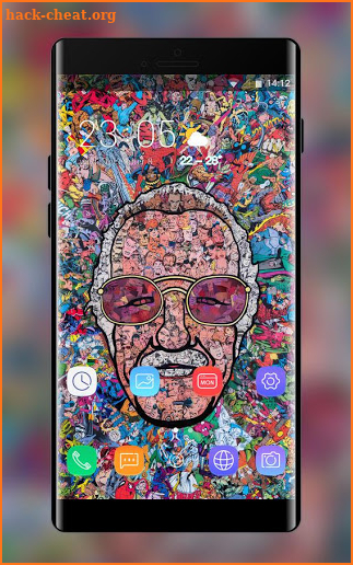 Theme for Father of Superheroes Stan Lee wallpaper screenshot