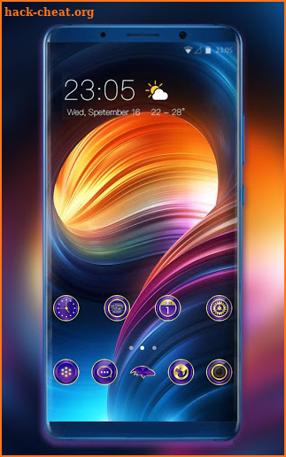 Theme for Mi8 youth psychedelic smooth wallpaper screenshot