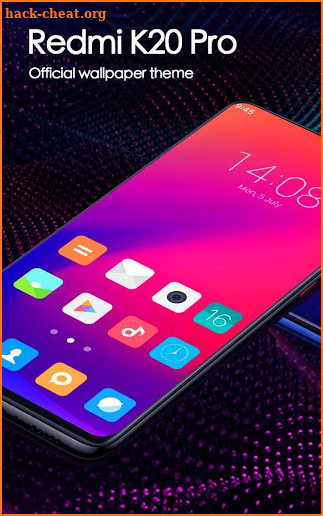 Theme for Redmi K20 Latest 2019 red launcher screenshot