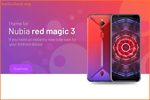 Theme for ZTE nubia Red Magic 3 screenshot