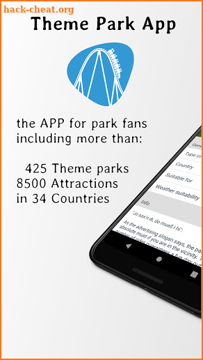 Theme-Park App screenshot