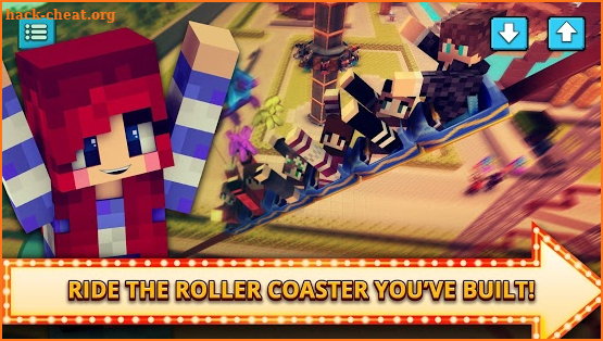 Theme Park Craft 2: Build & Ride Roller Coaster screenshot