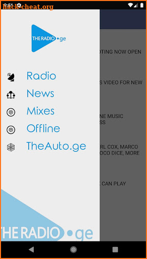 TheRadio.ge screenshot