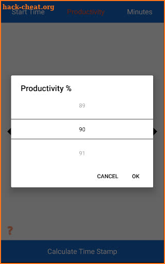 Therapy Productivity Calculator screenshot