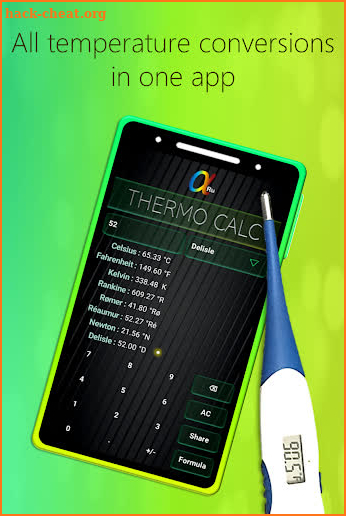 Thermo Calc - All In One Temperature Converter screenshot