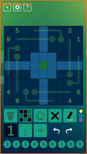 Thermo Sudoku screenshot