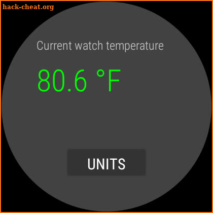 Thermometer screenshot