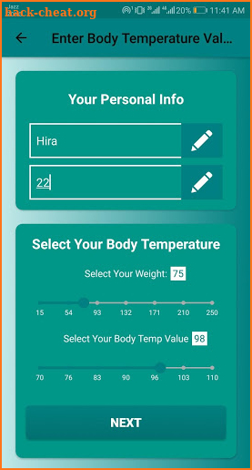 Thermometer For Fever - Body Thermometer App screenshot