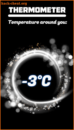 Thermometer for measuring temperature screenshot