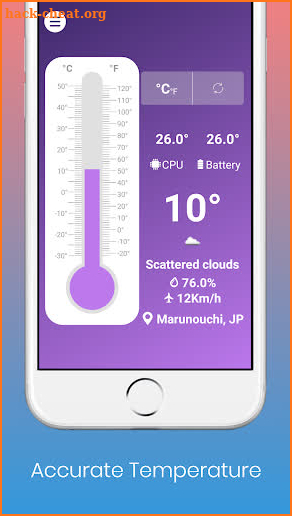 Thermometer - Hygrometer , Measure Temperature screenshot