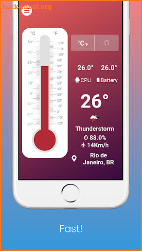 Thermometer - Hygrometer , Measure Temperature screenshot
