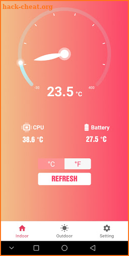 Thermometer Room Temperature Meter screenshot