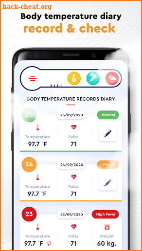 Thermometer: Weather, Body Temperature, Forecast screenshot