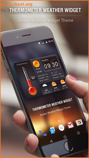 Thermometer Weather Widget screenshot