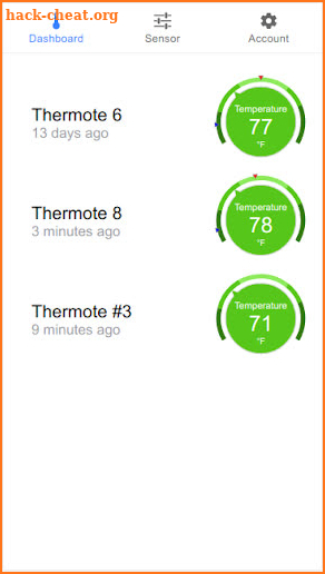 Thermote screenshot