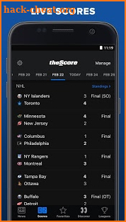 theScore: Live Sports News, Scores, Stats & Videos screenshot