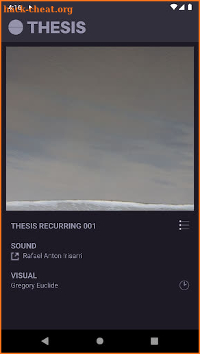THESIS RECURRING screenshot