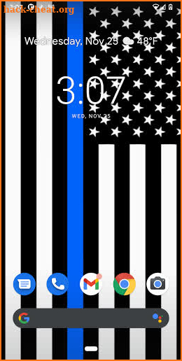 Thin Blue Line LIVE Wallpaper screenshot