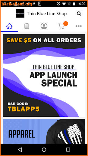 Thin Blue Line Shop screenshot