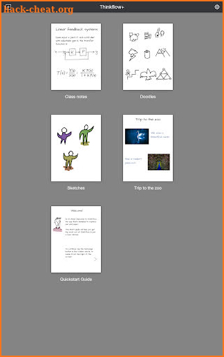 Thinkflow+ Visual Notebook screenshot