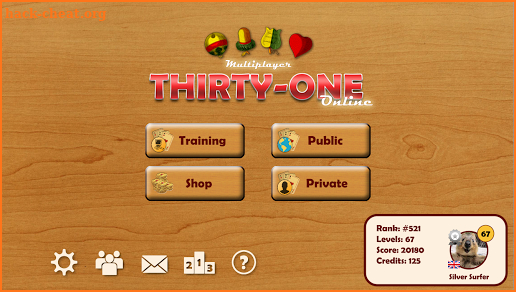 Thirty-One Online screenshot