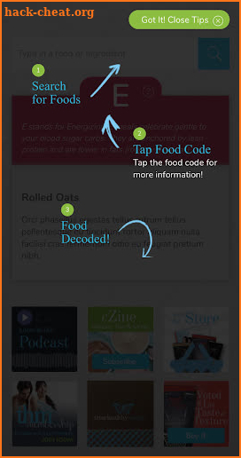 THM Food Analyzer screenshot