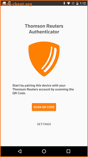 Thomson Reuters Authenticator screenshot