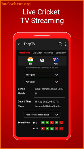Thop TV 2021 : All Cricket TV Free Guide screenshot