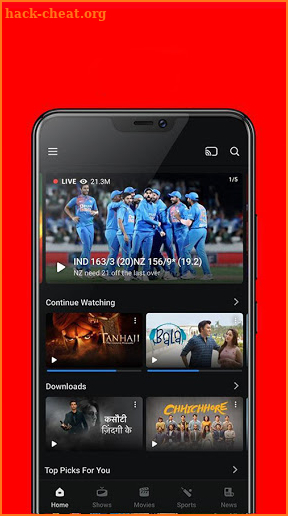 Thop Tv Free Live HD Cricket Tv Tips screenshot