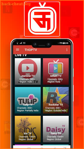 Thop TV : Free Thoptv Live Cricket TV Guide 2021 screenshot