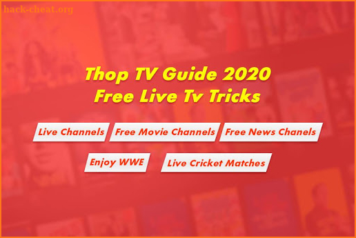 Thop TV Guide 2020 : Free Live Tv Tricks screenshot
