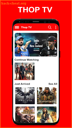 Thop TV : Live Cricket TV , Movies Free Tips screenshot