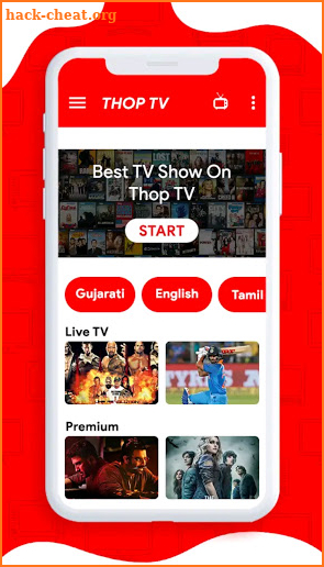 Thop TV : Live Cricket TV Streaming Free Guide screenshot