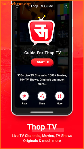 Thop TV : Live TV, Movies Free Guide screenshot