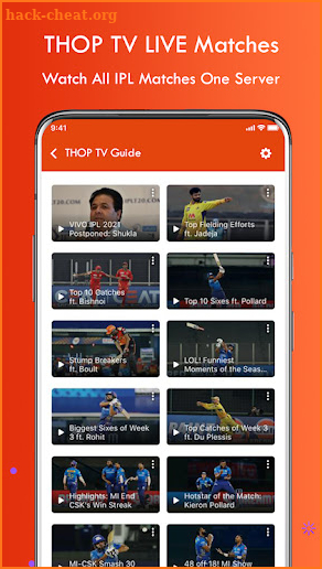 Thop TV- ThopTV Live Cricket, Thop TV Movies Guide screenshot
