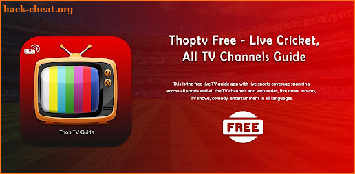 Thop TV- ThopTV Live Cricket, Thop TV Movies Guide screenshot