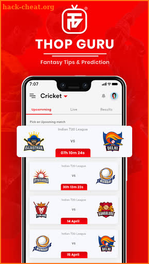 ThopGuru : Fantasy Cricket Prediction & Tips, Thop screenshot
