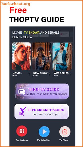 Thoptv - Live Cricket,All TV Channels Guide screenshot