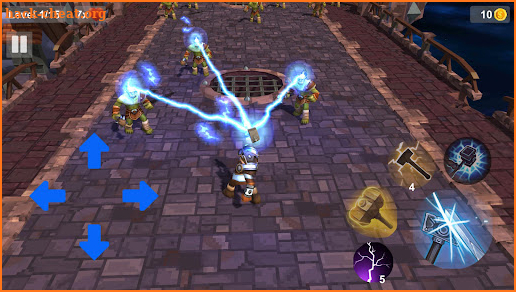 Thor God War: Thunder Hammer 3d game screenshot