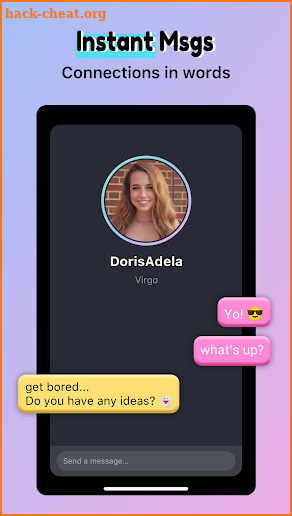 Three - group video chat screenshot