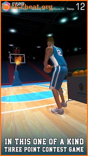 Three Point Contest - My Basketball Team screenshot