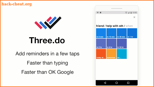 Three.do — the quickest reminders / tasks / to-do screenshot