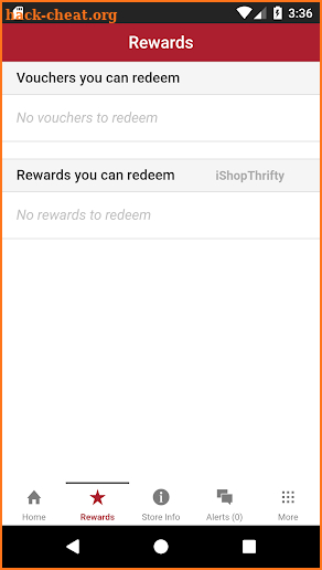 Thrifty Shopper Rewards screenshot