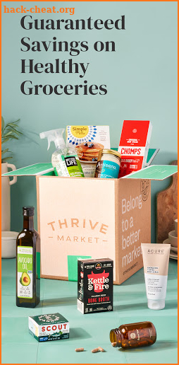 Thrive Market - shop healthy groceries screenshot