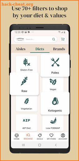 Thrive Market - shop healthy groceries screenshot